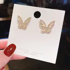 Earring Earrings SHARON SH612 2020 New Fashion Women Jewelry Shiny Delicate Gold Crystal Butterfly Earring