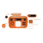Portable Portable Solar Power System 3W Solar Panel With 2 LED Bulbs Support MP3/FM USB Output