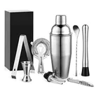 Steel Cocktail Cocktail Bar Set Amazon 9 Pieces Stainless Steel Cocktail Making Bar Set