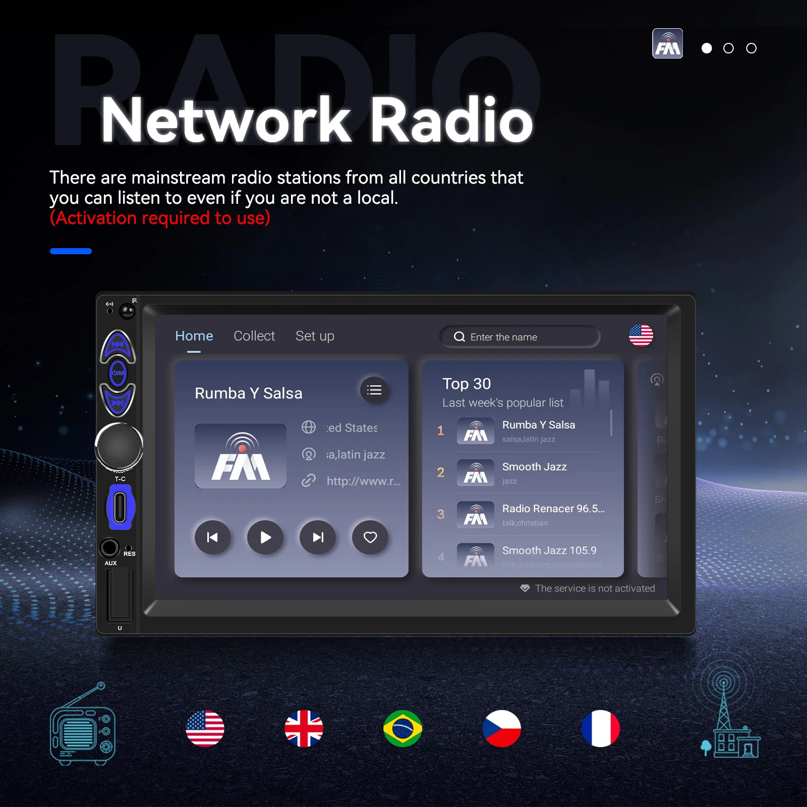 podofo 7 8 core 464gb android car stereo wireless carplay car radio with 4g modem android auto wifi gps odm factory a4305-13