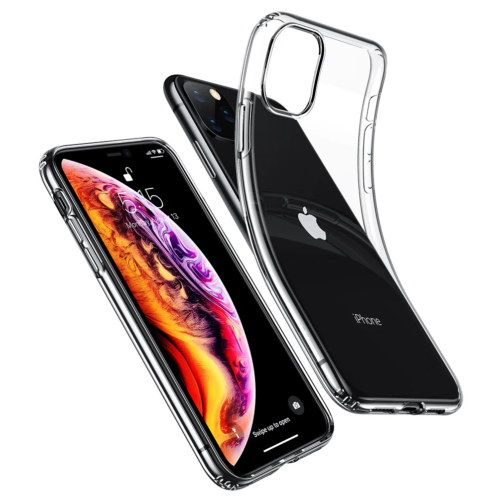 2021 Clear Silicon Ultra Thin Soft TPU Case For iphone X Xr Xs max for iphone 12 pro max Transparent Phone Case mobile covers