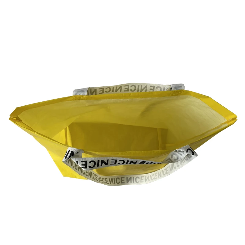 New Custom Large Fabric Shopping pp Lamination PE Woven Bag With Logos manufacture