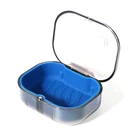 2021 Latest Design Custom Logo White Invisible Plastic Clear Denture Orthodontic Aligner Case