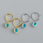 New Clip On Earrings Earrings Clip Clip Clip Earrings New Light Luxury Starry Sky Green Enamel S925 Clip On Earrings