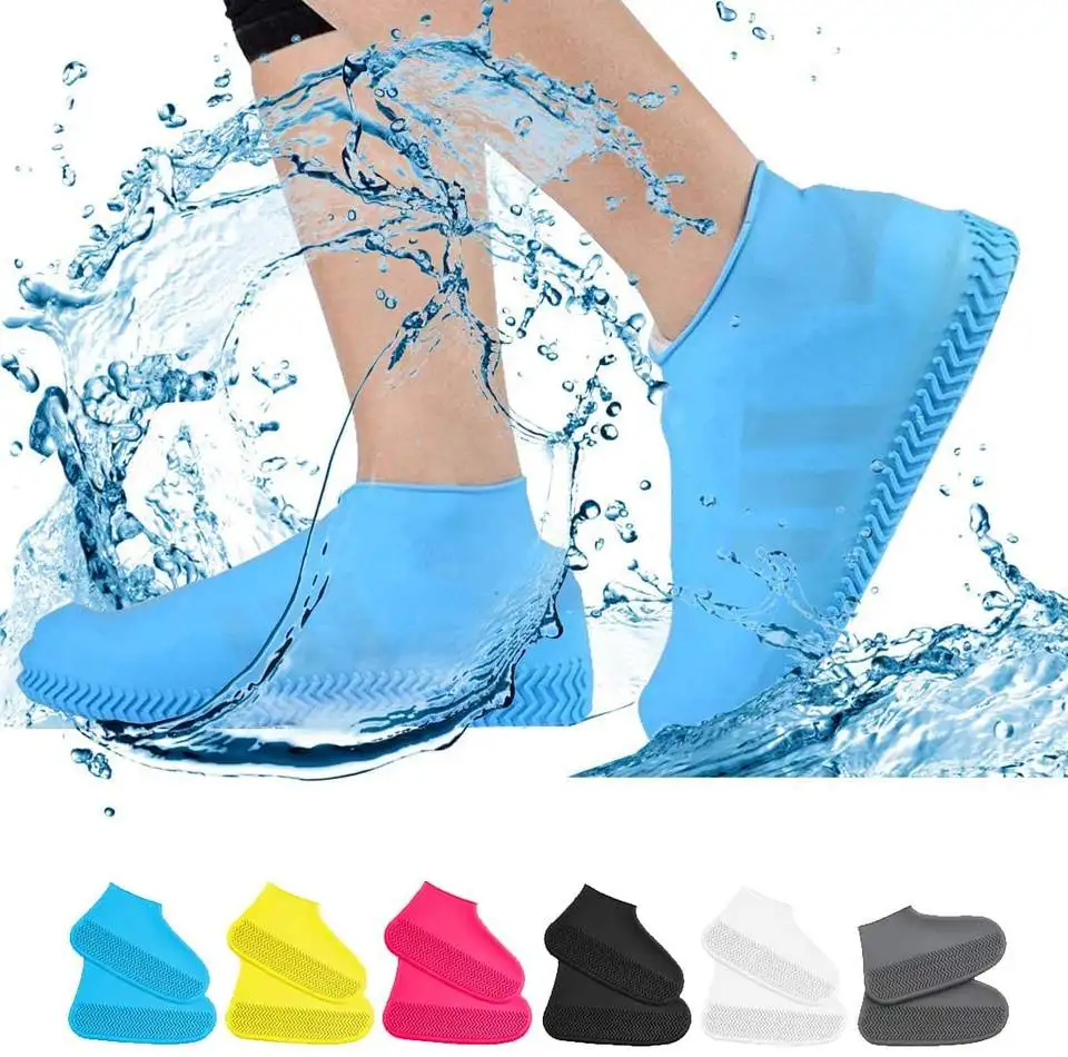 Top Sell Best Quality Unisex Reusable Shoes Protector Waterproof Anti Slip Water Resistant Rain Silicone Shoes Covers