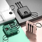 Bank 10000mah Powerbank Universal Slim Mini Portable Charger Power Bank With Android Type C Apple Lighnting Charging