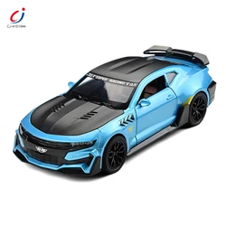 Chengji 1:24 scale alloy vehicles models toy four door opening pull-back high quality diecast car model with light and music