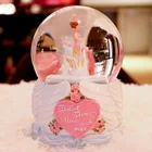 Snow Indoor Snowball Ballerina Musical Pretty Snow Globe Snowballs For Indoor Home Table Decoration