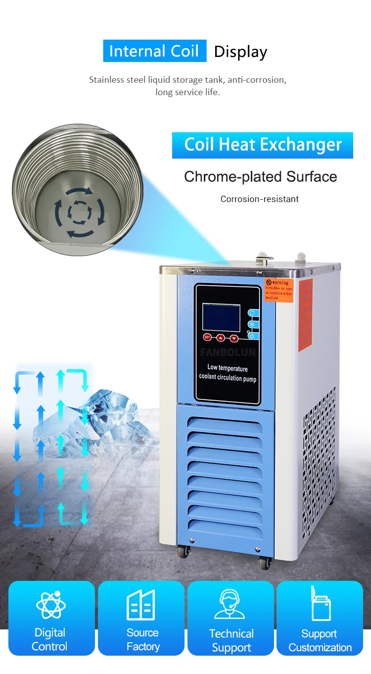 Glycol Small Mini Chiller, 5L, 220 V, 134A - detail 4