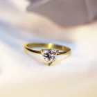 Zircon Rings Zirconring Factory Supply Inlaid Zircon Steel Color Ladies Stainless Steel Custom Finger Rings