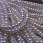 Necklace Pearl Freshwater High Quality Necklace Real Button Potato White Pearl Strand