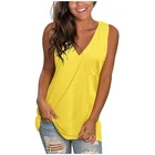 Knitted Vest Women High Quality Fabric Candy Color Knitted Collar Vest For Women