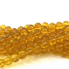 Citrine High Quality Gemstone Loose Round Smooth Beads Citrine For DIY Jewelry Making
