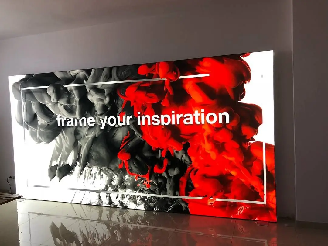 product high quality custom size commercial led frameless fabric canvas backlight advertising light box for outdoor advertising-7