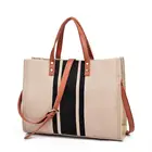 Cheap New Ladies Simple Fashion Cheap Canvas Sling Handbags Women Designer Handbags Well-known Brands