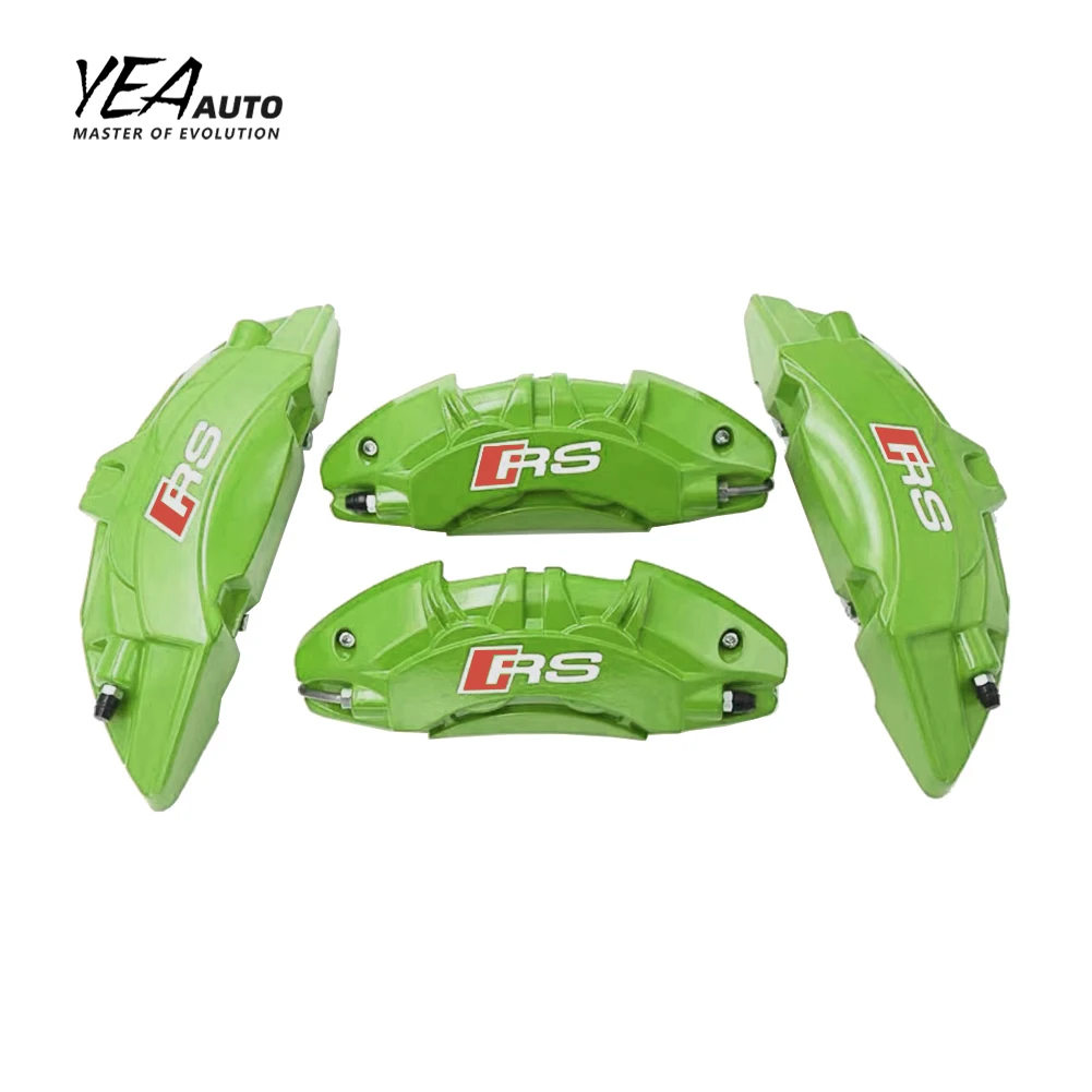 product car brake caliper protect 4pcs auto brake system for audi a4 a5 a6 q5 car calipers brake cover with logo sticker-3