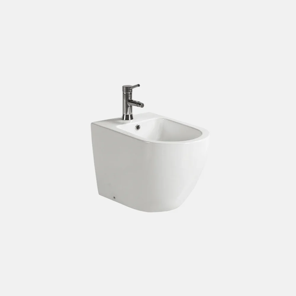 Floor Mounted Ceramic Bidet No Faucet