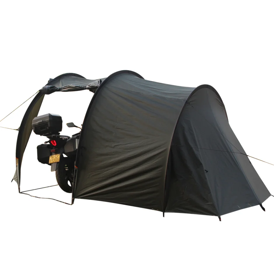 Foldable Motorcycle Cover Tent Outdoor Camping Glamping Person