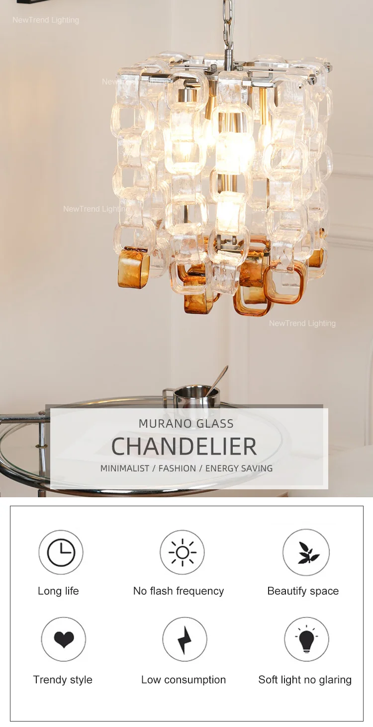 cpl 454 large post modern murano glass lantern chandelier high ceiling oval pendant for hotel lobby-0