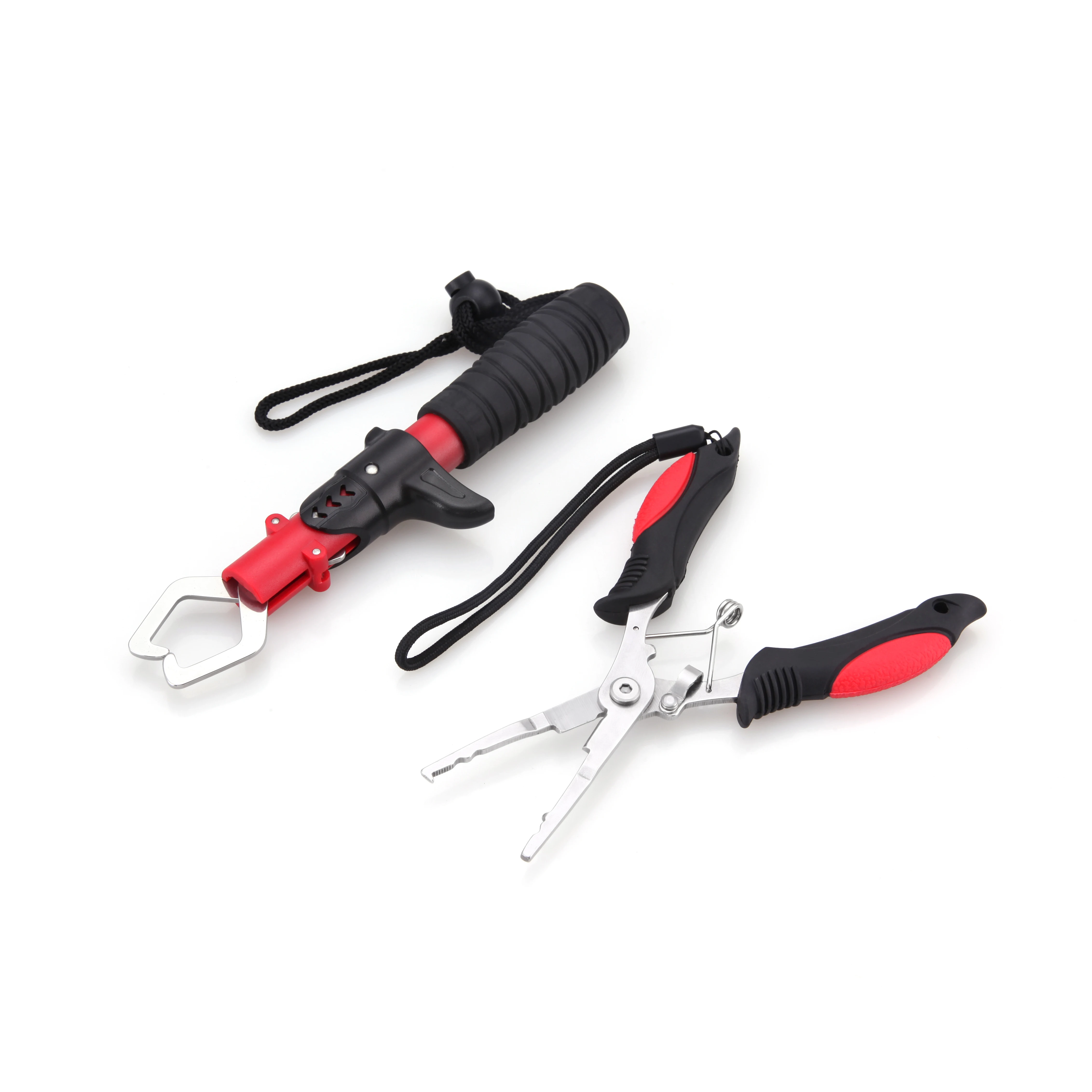 2PCS Outdoor Fishing Products  Fish Lip Grip Fish Pliers with Comfortable TPR  Handle