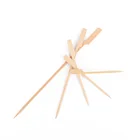 Flat Stick Barbecue Stick Environmental Protection Custom Size Flat Barbecue Stick For Food Kabab Skewers