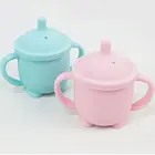 Baby 2021 Custom Baby Feeding Kit Silicone With Straw Cup Baby Cat
