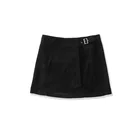 Girl Skirts Fashionable OEM Jupe Femme Custom Logo Cotton Black Girl Summer Short Skirts