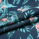 Polyester Fabric Polyester Printed New Design Microfiber 100% Polyester Twill Woven Peach Skin Flower Print Fabric Patterns