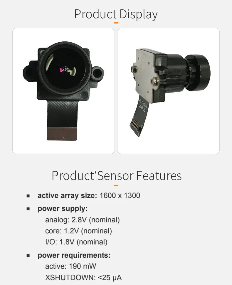 DGZX OG02B10 Global Shutter Camera Color Module MIPI Interface Cable 2 Megapixel 60 Frames Wide Angle插图1 DGZX OG02B10 Global Shutter Camera Color Module MIPI Interface Cable 2 Megapixel 60 Frames Wide Angle插图1