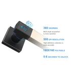 Door Lock Locks Luxury Matte Black Aluminum Alloy Home Modern Fingerprint Smart Handle Door Lock