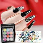 Nail Nail Hot Style Nail Sequins Geometric Heart Five-pointed Star Sequins Mixed Nail Patch Set