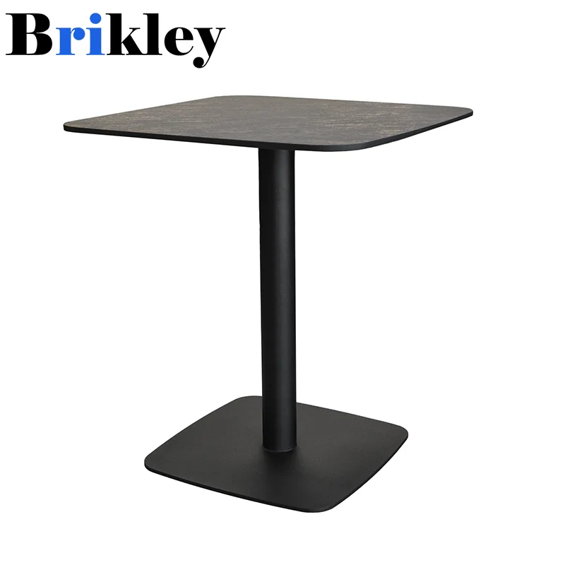 Brikley HPL Table with Compact Laminate Material and Aluminum Base manufacture