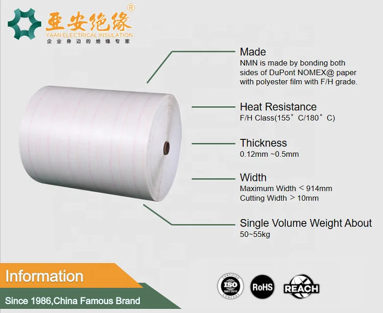 Motor Winding Nmn Nomex Paper Insulation Paper Buy Nomex