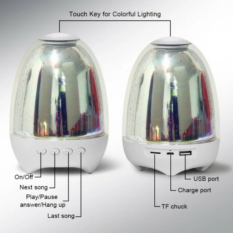 K2 Portable Night Light BT Speaker