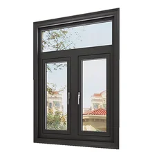 Hurricane Impact Windows Glass System for Sale Home Modern Double Glazed Glass America Aluminium Doors and Window Frame