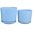 Plant Size Plant Pot Small Round Plant Ceramic Flower Pot Small Size Garden Planting Pot