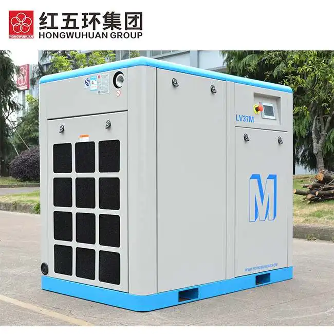 Hongwuhuan  LV75M Heavy Duty Air End 380kw Screw Air Compressor variable frequency ac direct drive screw air compressor