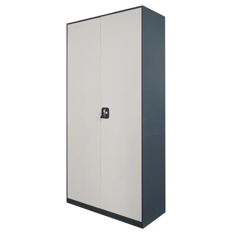 Office Metal Tall Garage Storage File Cabinet with Locking 2 Doors steel cupboard and Adjustable Shelves