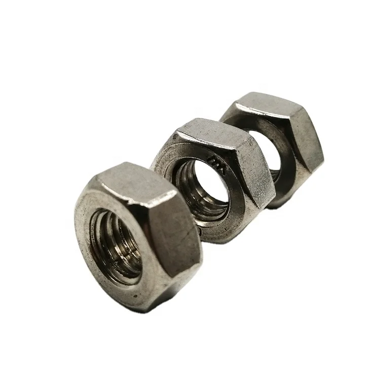 M3 to M20 HEXAGONAL HEX FULL NUTS YELLOW PASSIVATED ZINC PLATED GRADE 8.8 DIN934 