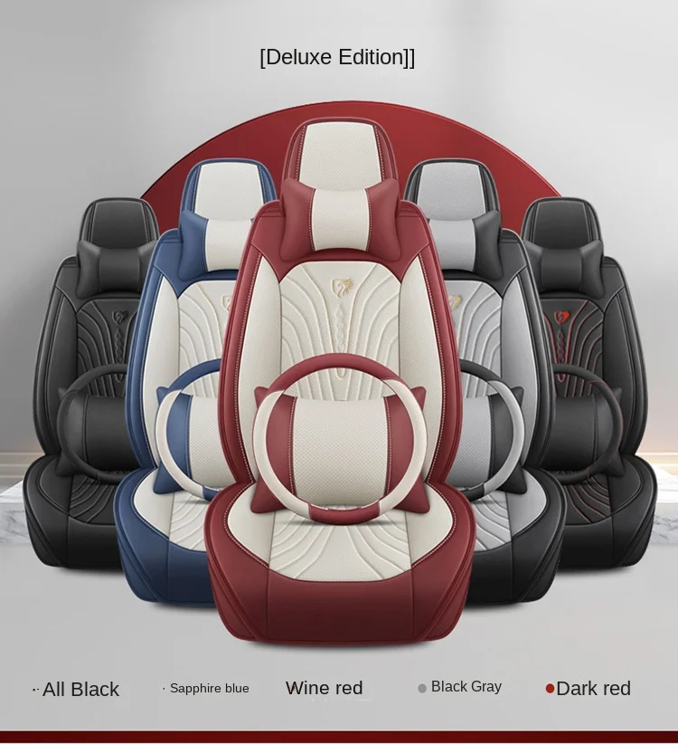 Universal Waterproof Pu Leather Car Seat Covers Luxury Car Cushions