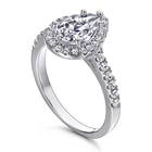 Ring Rings High Quality Crystal Colorful Woman Ring Set Luxury Jewelry Silver For Women Rings