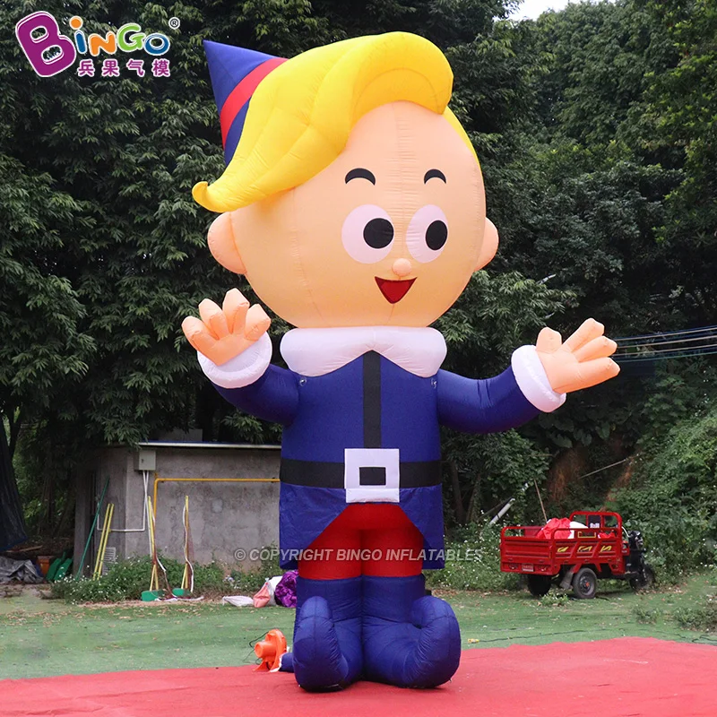 Inflatable Yellow Hair Blue Girl Cartoon Character In Boots Bg-c0480 - Buy  Big Cartoon Characters,Boots Cartoon Character Product on 