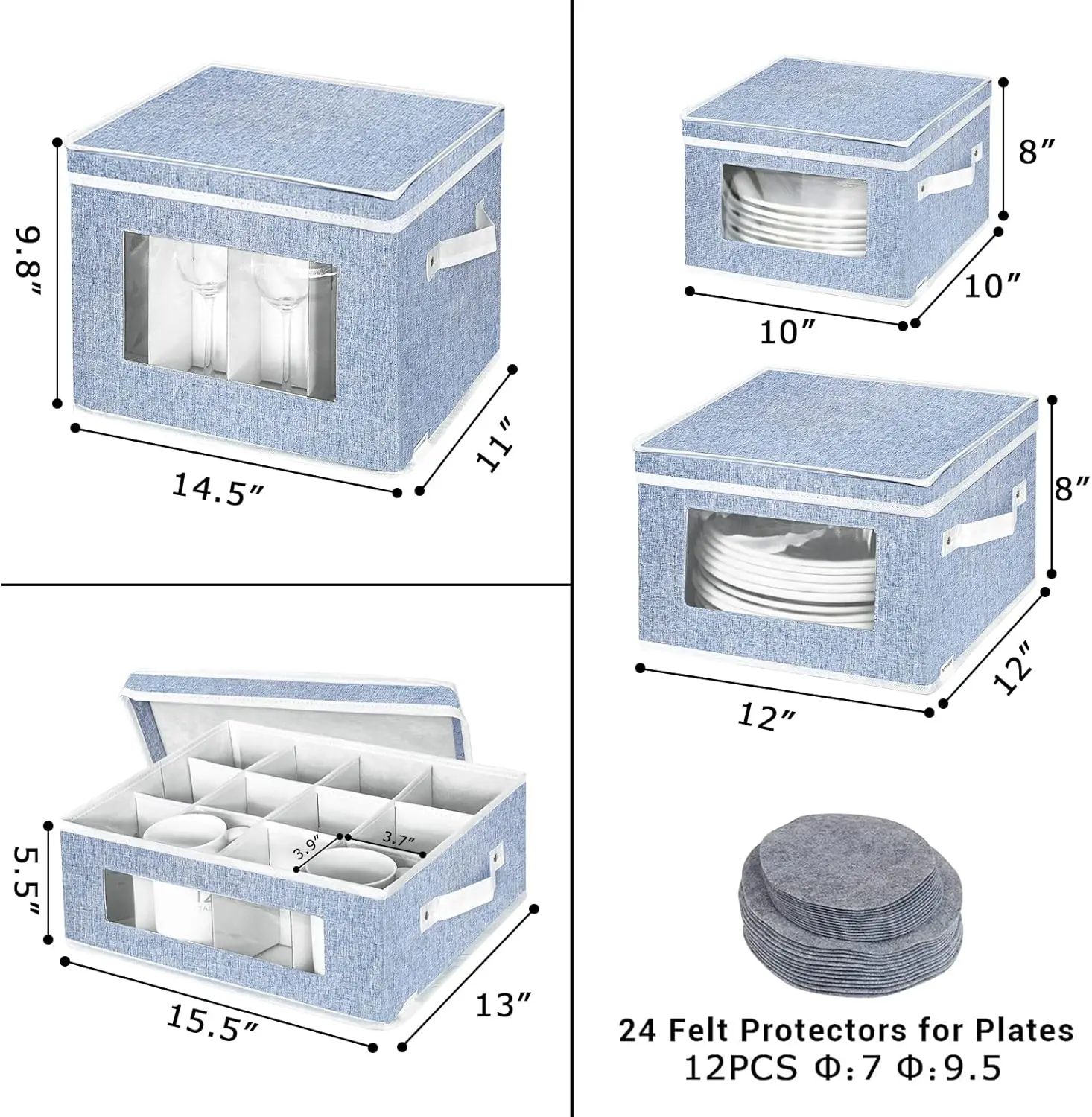 Factory porcelain Storage Containers Dish Stemware Box Dinnerware Storage Case Dishes Cups China Storage Containers