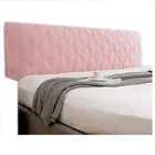 Cover Soft Velvet Quilted Headboard Cover Thicken Washable Velvet Protector Bed Head Cover