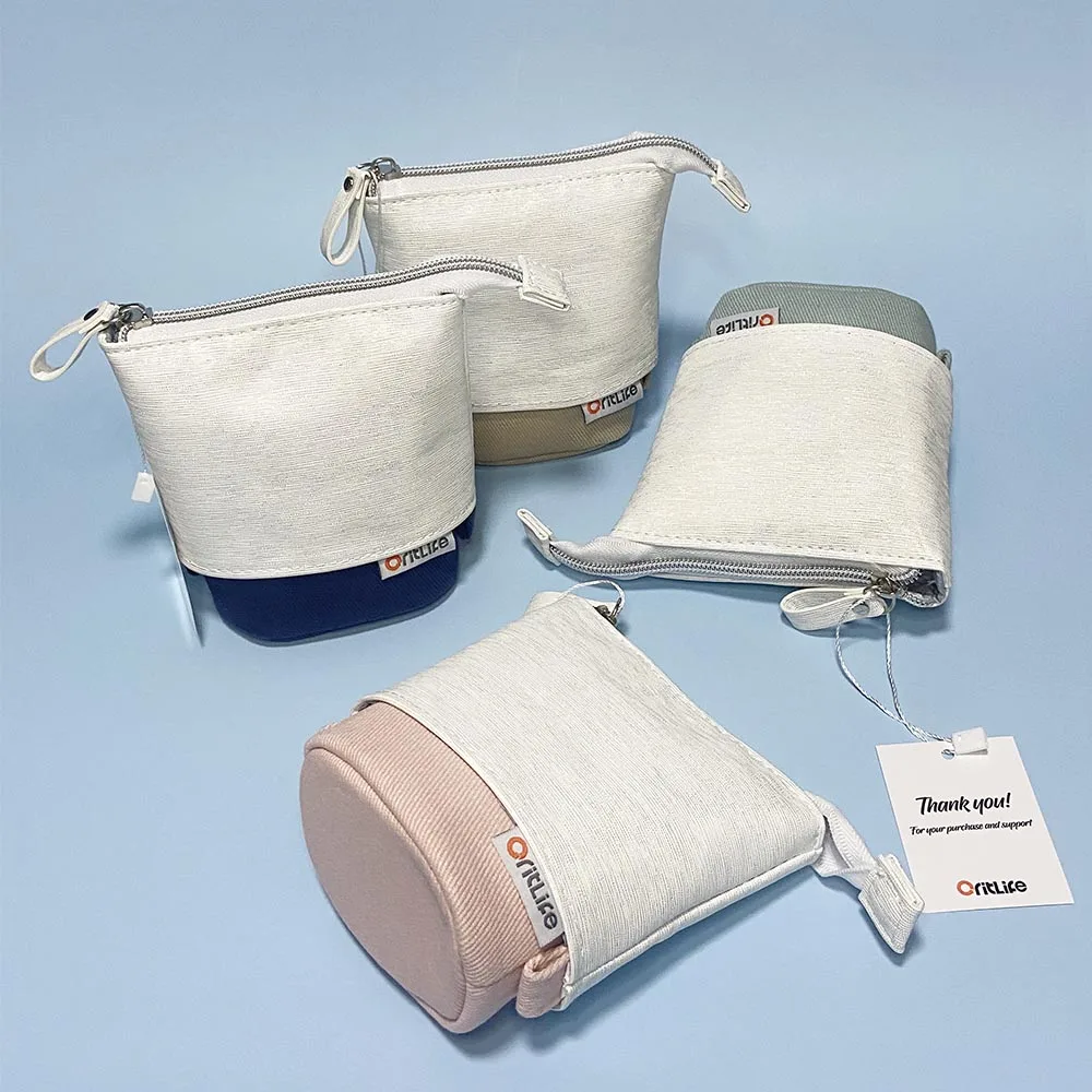 up pencil pouch material: cotton feature: eco-friendly printing