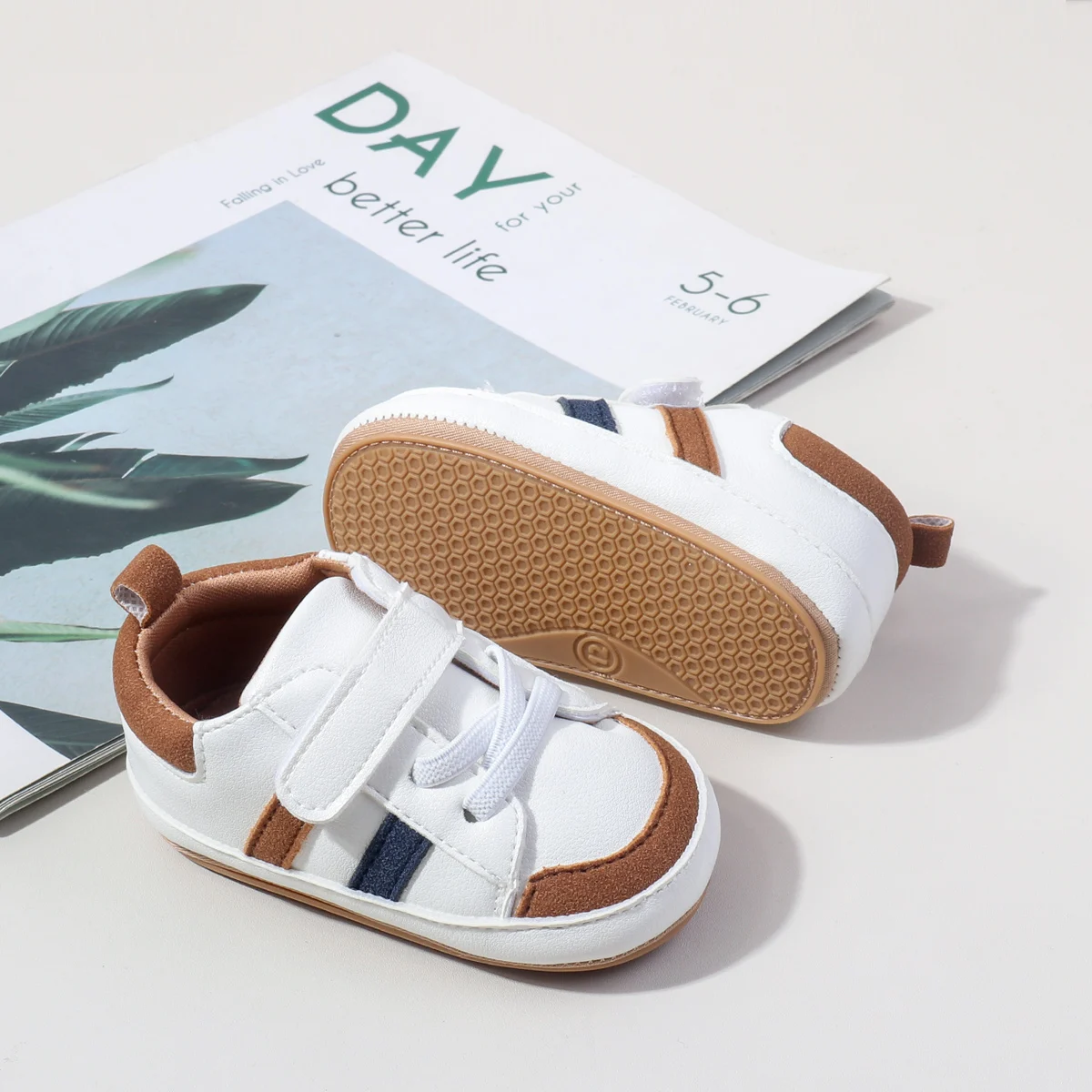 Wholesale Anti-slip TPR Outsole Baby Toddler Boys Girls Sport Shoes details