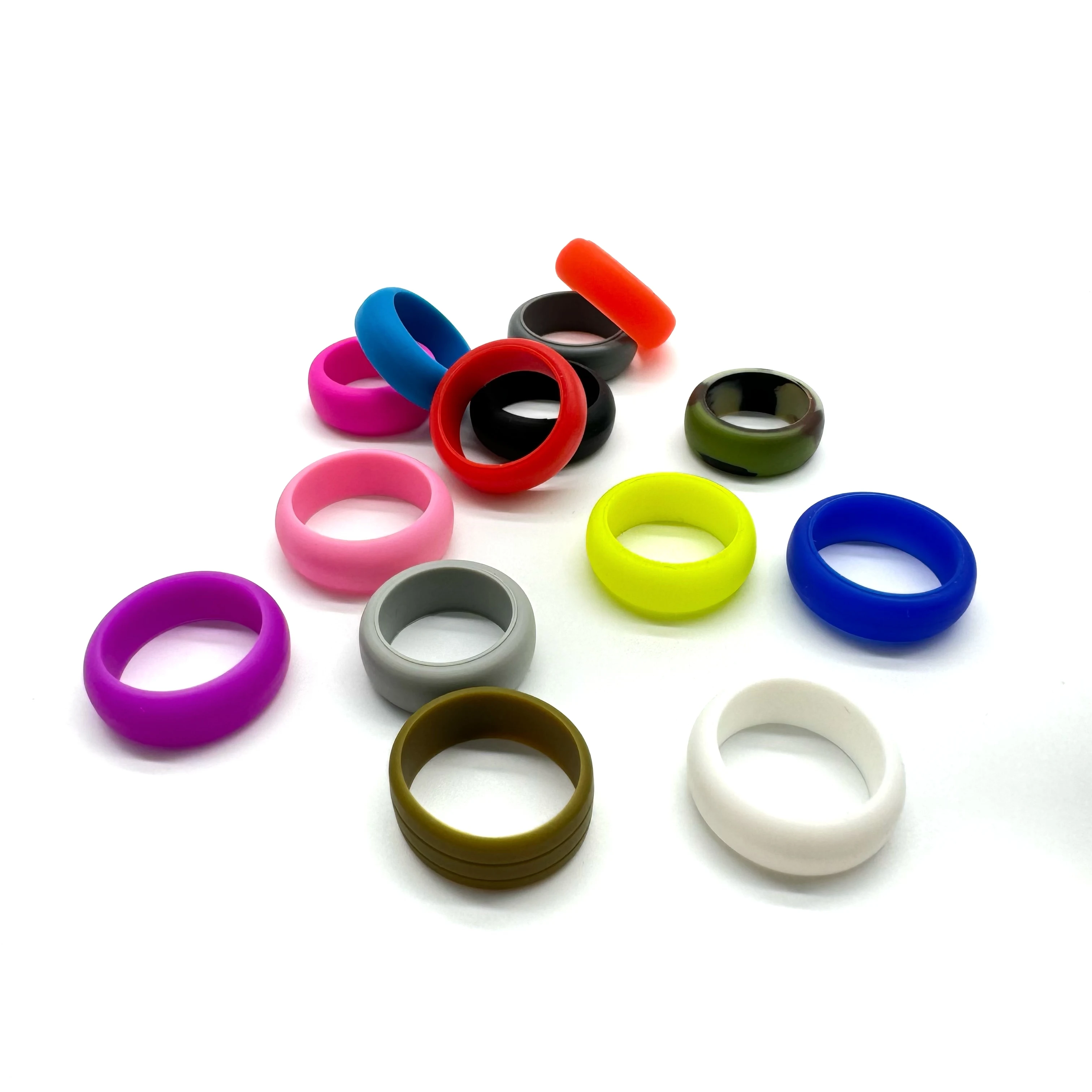 Unisex Creative Design Rubber Wedding Ring Fashionable Silicone Finger Ring with Moulding Processing Service Sealing manufacture