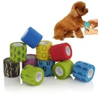 Wrap 200% 30% Bulk Wholesale Paw Printing Vet Wrap Elastic Self Adhesive Medical Cohesive Bandage Vet Tape