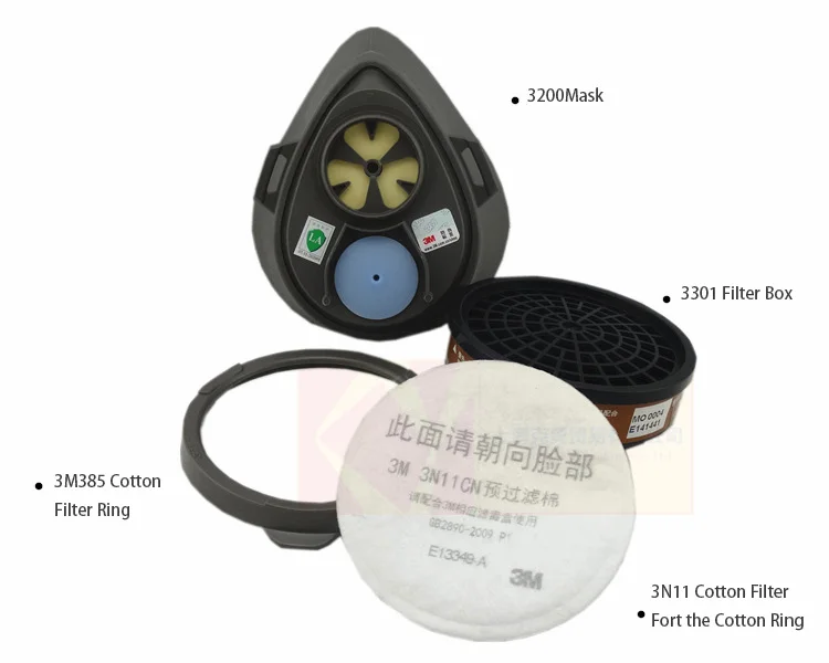 3M™ HALF FACEPIECE REUSABLE RESPIRATOR 3200