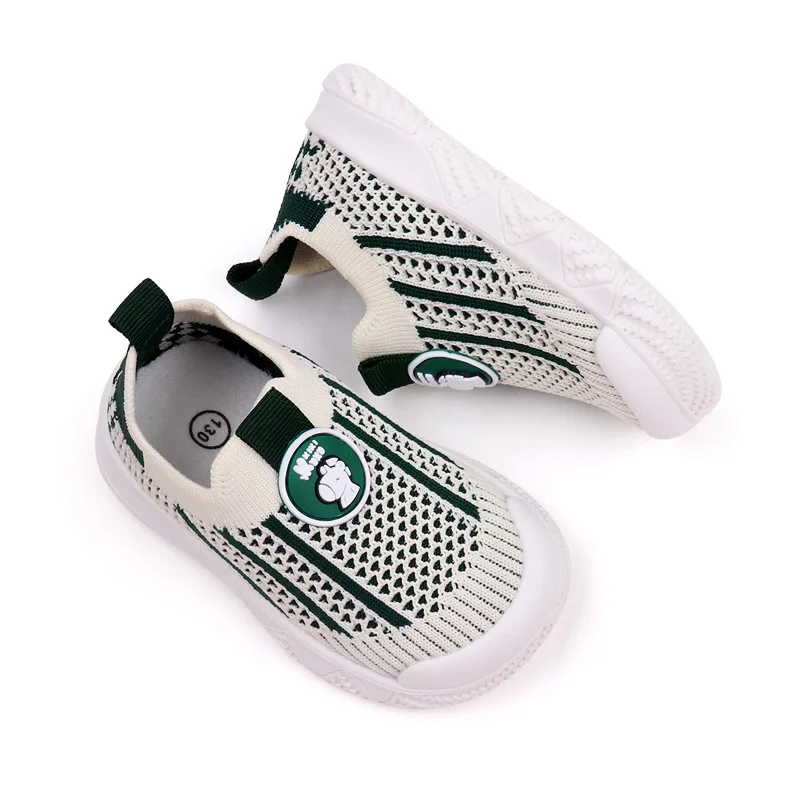 Mesh Breathable Color Matching Cartoon Baby Toddler Shoes for Girls and Boys details